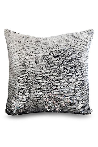Hbb Home Mat Gri Parlak Gri Renk Gecisli Pullu Dekoratif Kirlent Kilifi Trendyol