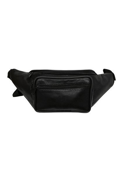 Cascades Leather Hakiki Deri Siyah Renk Kadin Ve Erkek Freebag Bel Cantasi Trendyol