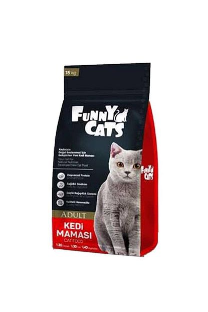 Funny Gurme Yetiskin Kedi Mamasi 15kg Trendyol