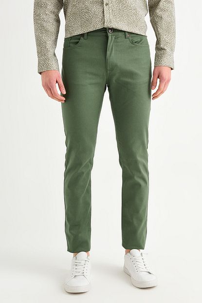 Avva Erkek Yesil 5 Cepli Basic Slim Fit Pantolon A01y3041 Trendyol
