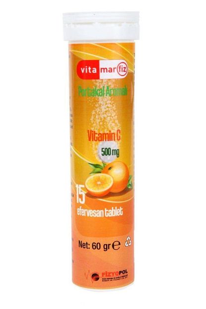 Ocean Vitamarfiz Portakal Aromali Vitamin C 500 Mg 15 Efervesan Tablet Trendyol