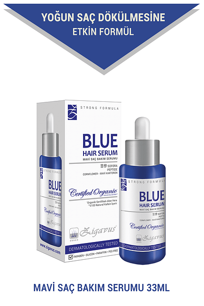 Zigavus Blue Sac Bakim Serumu 33 Ml Mavi Su 8699349130831 Trendyol