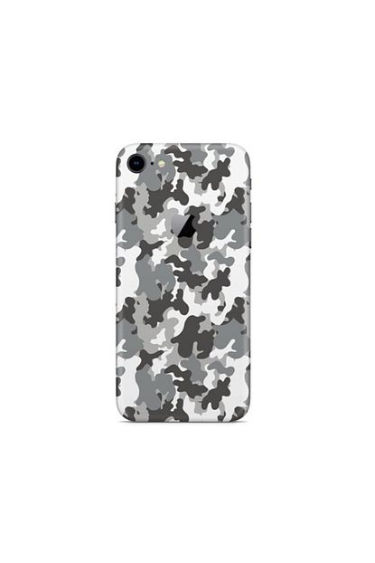 apple iphone 6 plus gri kamuflaj kaplama