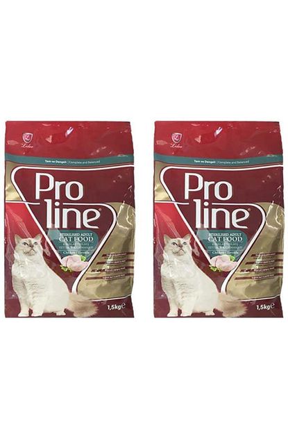 Pro Line Sterilised Kisir Kedi Mamasi 1 5 Kg 2 Adet Trendyol