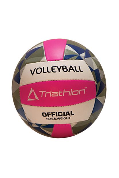Triathlon T123 Beyaz Pembe Voleybol Topu Trendyol