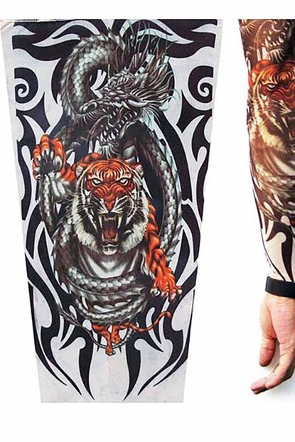 tattoo kaplan motifli giyilebilir dovme