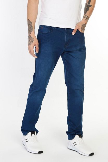 C21 Erkek Mavi Denim Pantolon Trendyol