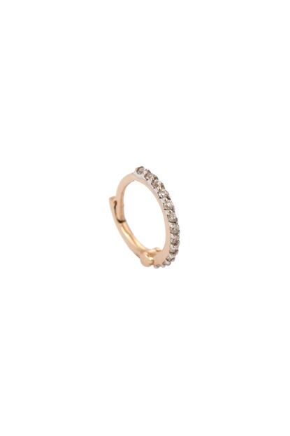 Kismet By Milka Pembe Altin Beyaz Pirlanta Mini Halka Kupe Ea30r16w000 Trendyol