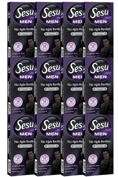 Sesu Men Yuz Agda Bantlari Erkeklere 20 Li X 12 Adet Trendyol