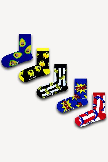 Neseli Coraplar 5 Li Renkli Cocuk Corap Set 1 Trendyol