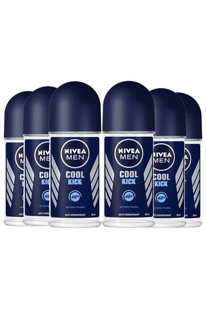 Nivea Cool Kick Erkek Roll On 50 Ml X 6 Adet Trendyol