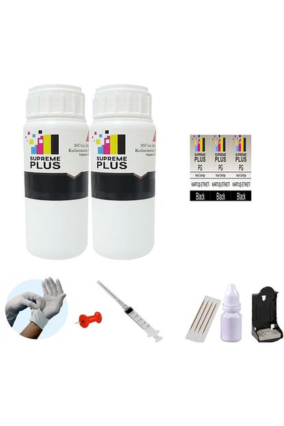 canon pixma e484 siyah kartus dolum seti 2x100ml