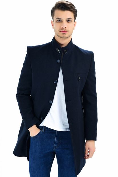 Dewberry Plt8367 Erkek Palto Lacivert 1020001p8367006 Trendyol