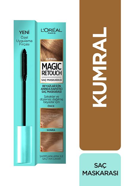 l oreal paris beyazlar icin aninda kapatici sac maskarasi magic retouch kumral 3600523917129 fiyati yorumlari trendyol
