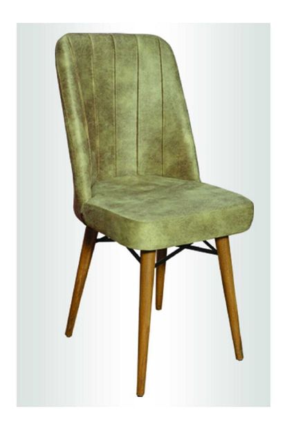 Avvio Home Anna Sandalye Ceviz Agac Ayak Yesil Trendyol