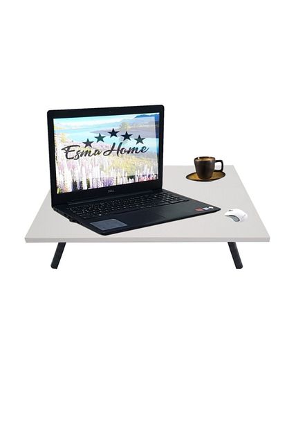 Esmahome Katlanir Ayakli Beyaz 40x70 Cm Buyuk Boy Laptop Sehpasi Trendyol