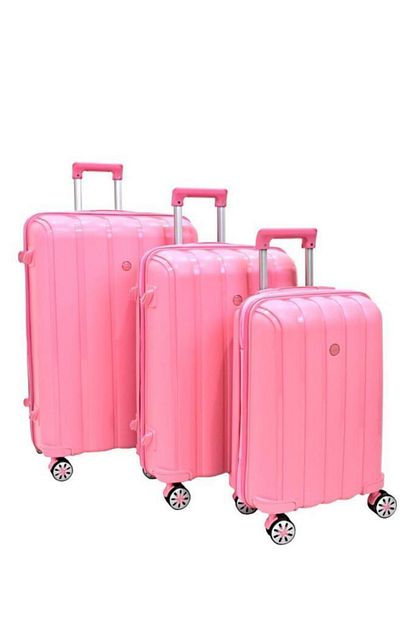 kabin boy tsa kilitli pembe 3lu set
