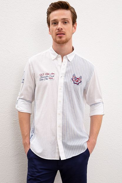 U S Polo Assn Erkek Gomlek G081sz004 000 988325 Trendyol
