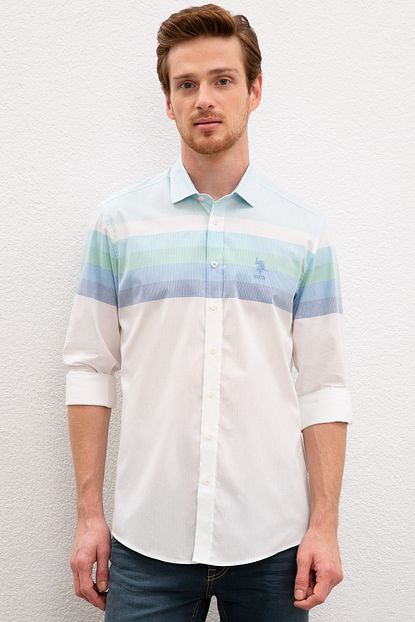 U S Polo Assn Erkek Gomlek G081sz004 000 979344 Trendyol