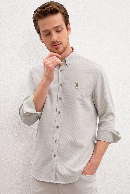 U S Polo Assn Erkek Gomlek G081sz004 000 978155 Trendyol