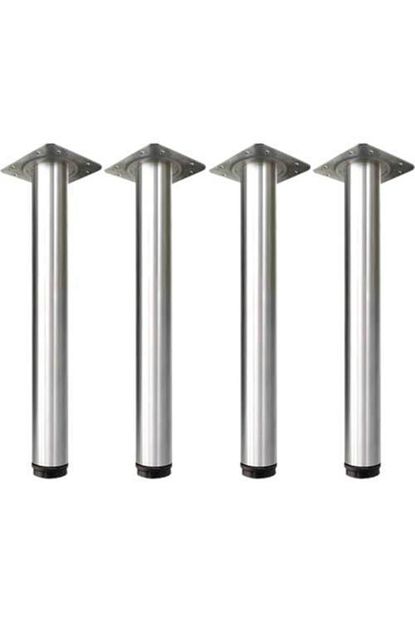 Tugra Cap 60mm Boy 71cm Krom Masa Ayagi 4 Adet Fiyatidir Trendyol