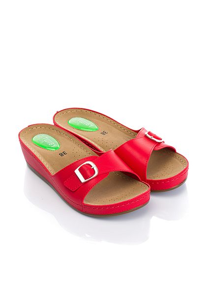 Twigy Tw Sole Kirmizi Kadin Terlik Wpp0672 Trendyol