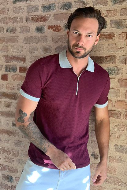 Trendyol Man Bordo Erkek Polo Yaka T Shirt Tmnss20po0103 Trendyol