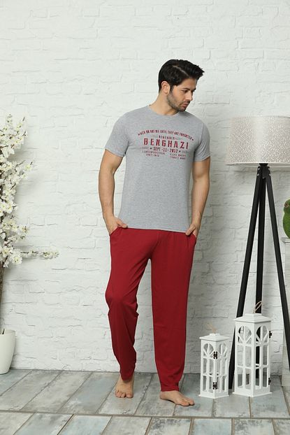 Arcan Kisa Kollu Erkek Pijama Takimi Trendyol