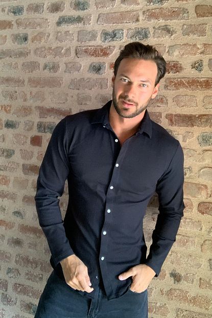 Trendyol Man Siyah Erkek Petek Dokulu Ekstra Slim Fit Orme Gomlek Tmnss20go0251 Trendyol