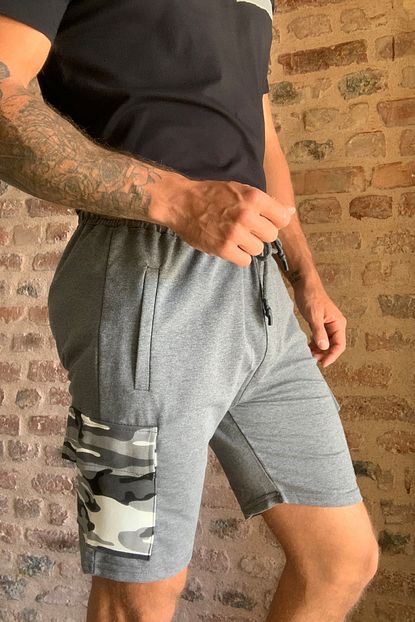Trendyol Man Antrasit Erkek Sort Bermuda Tmnss20sr0146 Trendyol