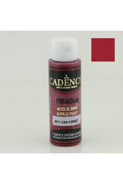 Cadence 0011 Kan Kirmizi Premium Akrilik 70ml Marmara Hobi Trendyol