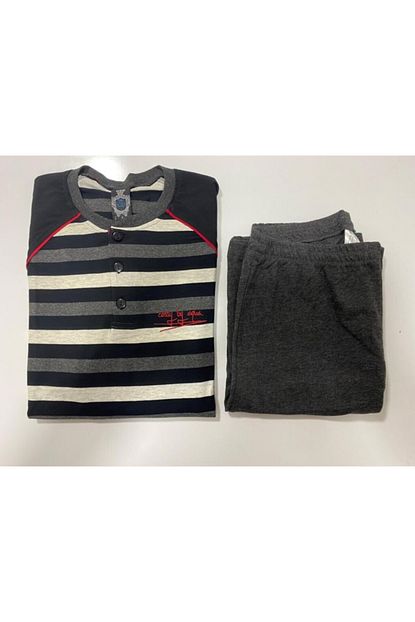 Cossy By Aqua Aqua V18027 Uzun Kol Erkek Pijama Takimi Trendyol