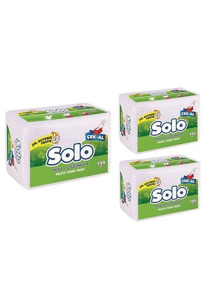 Solo Cek Al Pecete 125 Li 3 Adet Trendyol
