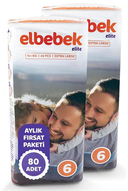 Elbebek Elite Bebek Bezi 6 Numara X Large 80 Adet Trendyol