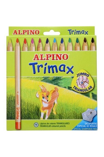 Alpino Trimax Jumbo Kuru Boya Kalemi 12 Li Trendyol