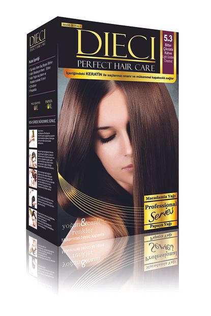 Dieci 2 Li Perfect Hair Kit Boya 5 3 Bitter Cikolata Kahve Trendyol