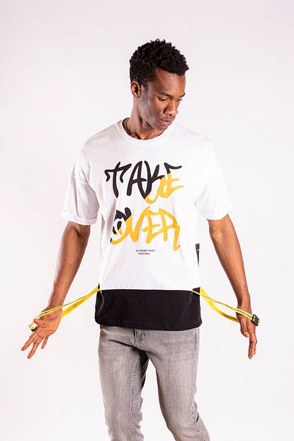 Catch Erkek Baskili Askili T Shirt Trendyol