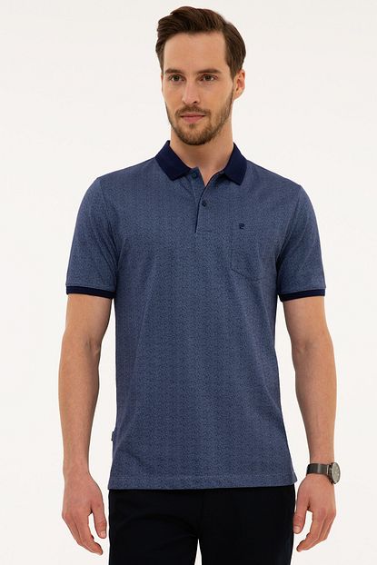 Pierre Cardin Erkek Lacivert Regular Fit Polo Yaka T Shirt Trendyol