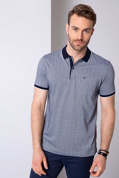Pierre Cardin Erkek Lacivert Regular Fit Polo Yaka T Shirt Trendyol