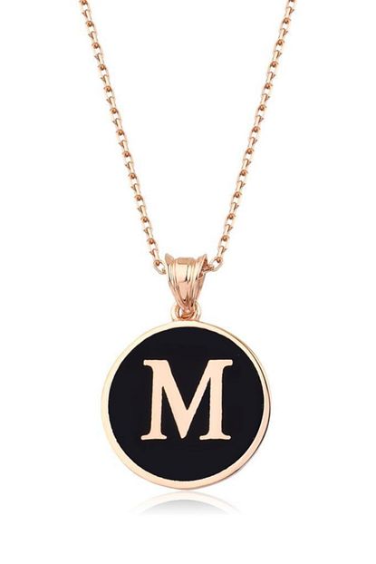 Mai Silver Kadin 925 M Harfi Kolye Trendyol