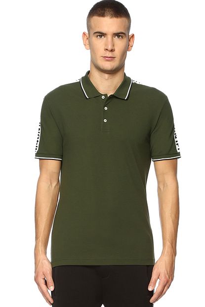 Que Erkek Polo Yaka Haki Tshirt 2014620 Trendyol