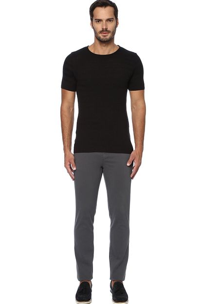 Network Erkek Slim Fit Antrasit Casual Pantolon 1072033 Trendyol