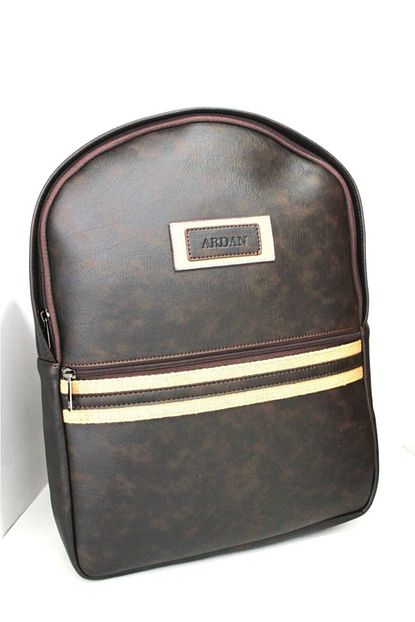 Ardan Bag S Kahverengi Suni Deri Erkek Sirt Cantasi Trendyol
