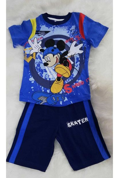 Disney Mickey Mouse Disney Mickey Mause Yazlik Erkek Cocuk Pijama Takimi Trendyol