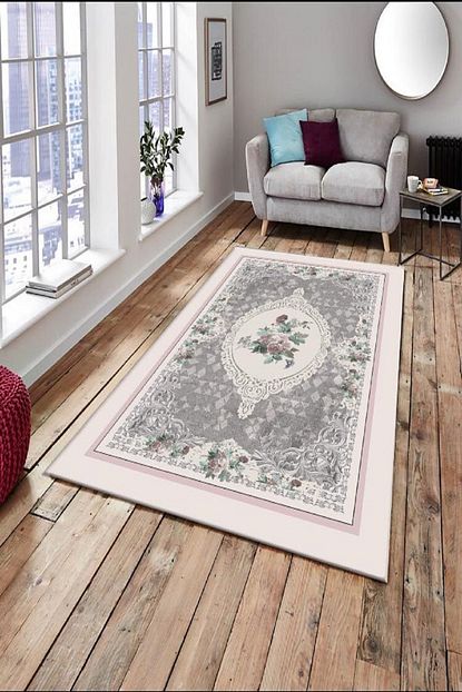 Ideal Kadife Hali Ortusu 170 X 250 Cm Trendyol