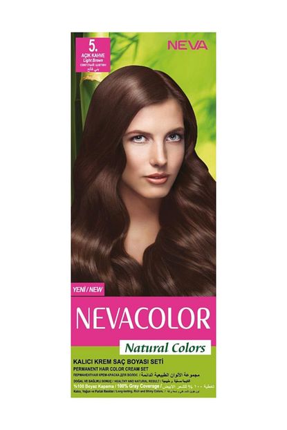 Neva Color Natural Colors Kalici Sac Boya Seti 5 Acik Kahve Fiyati Yorumlari Trendyol
