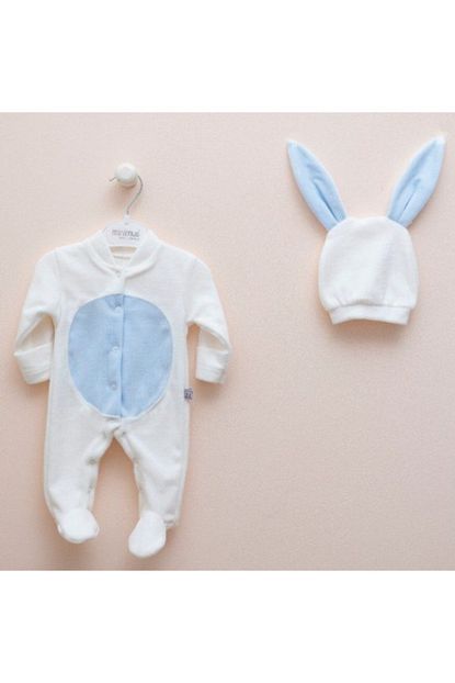 Minimus Erkek Bebek Kadife Tavsan Kostum Tulum Bebek Dogum Hediyesi Trendyol