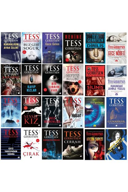 Dogan Kitap Tess Gerritsen 24 Li Kitap Kitaplik Dev Set Trendyol