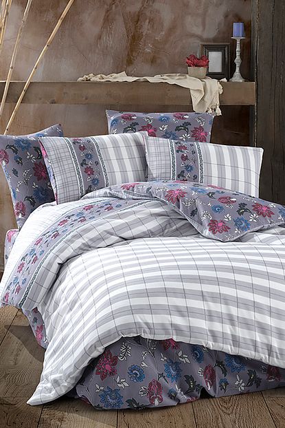 Hobby Dokun Terry Cotton Tek Kisilik Nevresim Takimi Destina Mor Trendyol