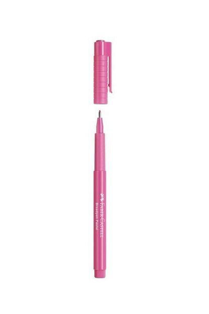 Faber Castell Faber Castell Broadpen 1554 Fiber Uclu Keceli Kalem 0 8 Mm Pastel Pembe 1554 26 10 Lu Paket Trendyol